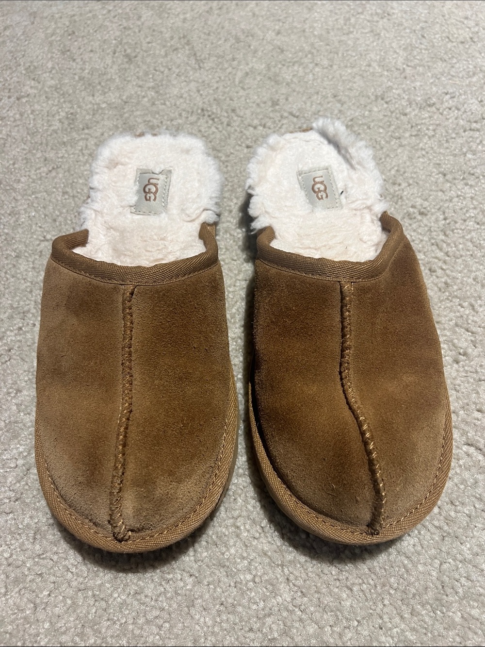 UGG Kids Keegan Slipper Chestnut Brown Size 3